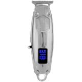 VGR V-220 5W USB Portable Metal Hair Clipper with LCD Display (Silver)