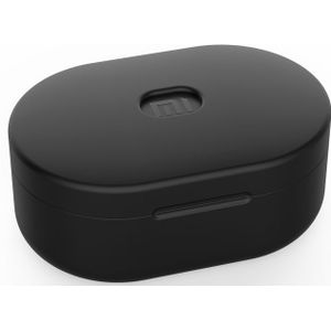 Silicone Charging Box Protective Case for Xiaomi Redmi AirDots(Black)
