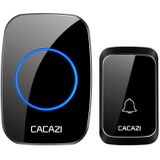 CACAZI A06-DC 1 tot 1 batterijtype Smart Home draadloze waterdichte muziekdeurbel