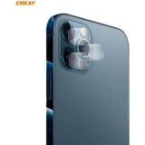 5 Set For iPhone 12 Pro / 12 Pro Max ENKAY Hat-Prince 0.2mm 9H 2.15D Round Edge Rear Camera Lens Tempered Glass Film 3 PCS/Set