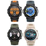 Hartslag/Bloed Zuurstof/Slaap Monitoring Bluetooth Bellen Outdoor Waterdicht Smart Watch(Zwart)