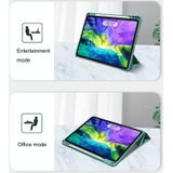 Mutural Pinyue Series PC + TPU Horizontal Flip Leather Case with Holder & Pen Slot & Sleep / Wake-up Function For iPad Pro 12.9 (2021)(Mint Green)