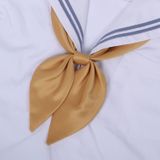 Kaki vrouwen polyester zijde goudvis knoop professionele vlinderdas