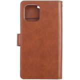 Voor iPhone 11 Pro kwik GOOSPERY MANSOOR horizontale Flip lederen draagtas met houder & kaartsleuven & portemonnee (bruin)