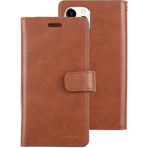 For iPhone 11 Pro MERCURY GOOSPERY MANSOOR Horizontal Flip Leather Case with Holder & Card Slots & Wallet(Brown)