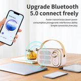 DW13 Portable Hifi Mini Retro Wireless Bluetooth -luidspreker (Violet Blue)