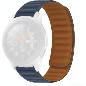 Siliconen magnetische horlogeband voor Samsung Galaxy Horloge 3 41mm R850 (Indigo)