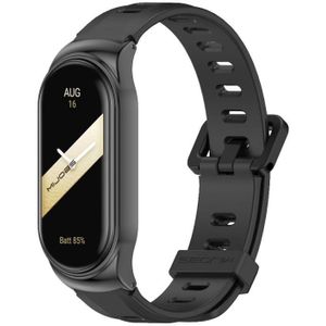 Voor Xiaomi Mi Band 8 Mijobs CS Case Flat Hole siliconen horlogeband