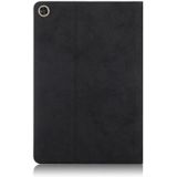 For Huawei Enjoy Tablet 2 10.1 inch / Honor Pad 6 10.1 inch Marble Cloth Texture Horizontal Flip Leather Case with Holder(Black)