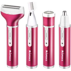 MARSKE Safe Hair Removal Electric Hair Removal Device For Women(EU Plug Purple Red)