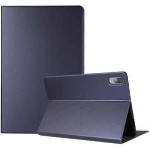For Lenovo Tab P11 Pro (TB-XJ706F) Voltage Craft Texture TPU Horizontal Flip Protective Case with Holder(Dark Blue)