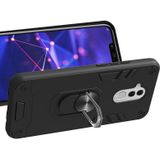 For Huawei Mate 20 Lite 2 in 1 Armour Series PC + TPU Protective Case with Ring Holder(Black)