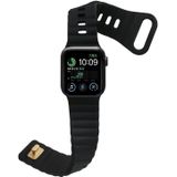 Siliconen horlogeband met omgekeerde gesp voor Apple Watch Ultra 49 mm / serie 8 & 7 45 mm / SE 2 & 6 & SE & 5 & 4 44 mm / 3 & 2 & 1 42 mm