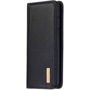 For iPhone 8 / 7 2 in 1 Detachable Magnetic Horizontal Flip Genuine Leather Case with Holder & Card Slots & Wallet(Black)