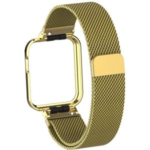 Voor Xiaomi MI Watch Lite / Redmi Watch Milanese Magnetic Metal Watchband (Gold)
