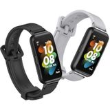 Voor Huawei Band 7/7 NFC MIJOBS Ademende siliconen horlogeband (grijs zilver)