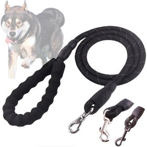 3 PCS Pet  Traction Belt Out Reflective Traction Device Walking Dog Leash Style: Ordinary (Black)
