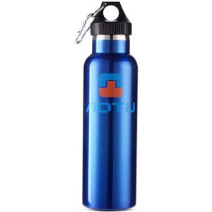 Aotu AT6646 Outdoor Travel Kettle Car Stainless Steel Thermos Bottle (Blue)