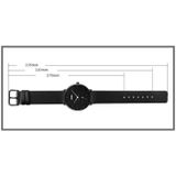 SKMEI 9213 Simple Dcale Stopwatch Dial Leather Strap Quartz Watch(Black)