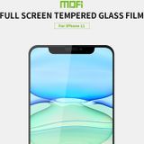 For iPhone 11 MOFI 9H 2.5D Full Screen Tempered Glass Film(Rose gold)