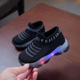 LED-licht kinderen schoenen vliegende geweven lichtgevende sport kinderen schoenen  maat: 23