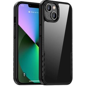 iPAKY Shockproof PC + TPU Protective Phone Case For iPhone 14 Max(Black)