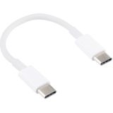 USB-C / Type-C to USB-C / Type-C PD Fast Charging & Sync Data Cable  Cable Length: 14cm  For MacBook  Galaxy S8 & S8 + / LG G6 / Huawei P10 & P10 Plus / Xiaomi Mi6 & Max 2 and other Smartphones(White)