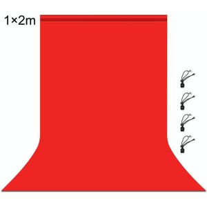 PULUZ 1m x 2m Photography Background 120g Thickness Photo Studio Background Cloth Backdrop(Red)