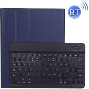 A11B 2020 Ultra-thin ABS Detachable Bluetooth Keyboard Protective Case for iPad Pro 11 inch (2020)  with Pen Slot & Holder (Dark Blue)