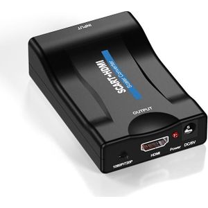 SCART to HDMI HDTV1080P HD Converter (Black)