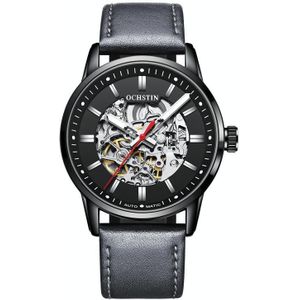 OCHSTIN 62001B Master Series holle mechanische herenhorloge (zwart-grijs)