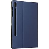 ENKAY Horizontal Flip Leather Case with Holder for Samsung Galaxy Tab S6 10.5 T860 / T865(Dark Blue)