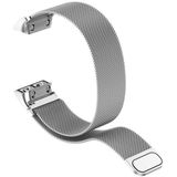 For Garmin Forerunner 35 / 30 Milanese Replacement Wrist Strap Watchband(Silver)