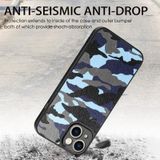 Voor iPhone SE 2022 / 7 / 8 Camouflage lederen achterkant telefoonhoes