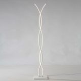 Modern Simple Personality LED Floor Lamp Lighting Soft Decoration Light(White Light)