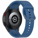 Voor Samsung Galaxy Watch6 / 6 Classic JUNSUNMAY Effen kleur siliconen verstelbare horlogeband