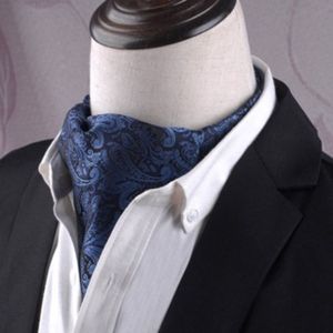 Gentleman's Style Polyester Jacquard Men's Trendy Scarf Fashion Dress Suit Shirt British Style Scarf(L232)