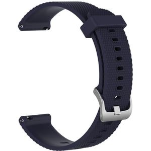 Smart Watch Silicone Wrist Strap Watchband for POLAR Vantage M 22cm(Dark Blue)
