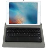 Universal Detachable Bluetooth Keyboard + Leather Case with Touchpad for iPad 9-10 inch  Specification:Black Keyboard(Pink)