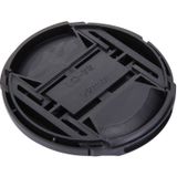 72mm Center Pinch Camera Lens Cap(Black)