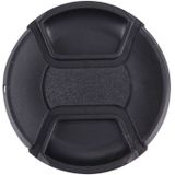 72mm Center Pinch Camera Lens Cap(Black)