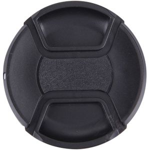 72mm Center Pinch Camera Lens Cap(Black)