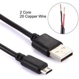 30cm 2 Cores 20 Copper Wires Micro USB to USB 2.0 Charger Cable  For Samsung  HTC  LG  Sony  Huawei  Lenovo  Xiaomi and other Smartphones