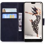 For Huawei P20 Pro Tiger Embossing Pattern Horizontal Flip Leather Case with Holder & Card Slots & Wallet(Black)