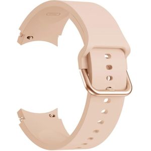 Voor Samsung Galaxy Watch4 Classic 46mm Universele Siliconen Kleurrijke Gesp Vervanging Strap Watchband (Pink)