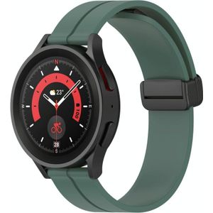 Voor Amazfit GTR 2e 22mm Effen kleur magnetische sluiting siliconen horlogeband