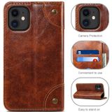 Baroque Simple Horizontal Flip Leather Case with Holder & Card Slots & Wallet For iPhone 12 Pro Max(Light Brown)