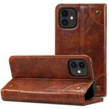 Baroque Simple Horizontal Flip Leather Case with Holder & Card Slots & Wallet For iPhone 12 Pro Max(Light Brown)