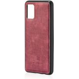 Voor Galaxy A71 DG. MING Crazy Horse Texture Flip Afneembare magnetische lederen behuizing met Houder & Card Slots & Wallet (Red)