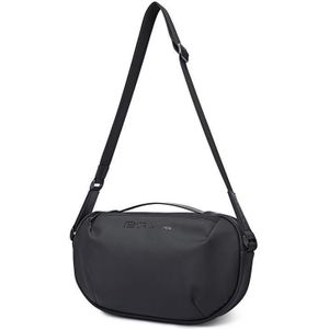 BANGE BG-7308 Men One-Shoulder Messenger Bag Fashion Casual Sports Chest Bag(Black)